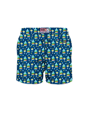 GIN TONIC BLUE SWIM SHORTS - Portofino Dry Gin